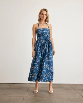 Statement Neck Cassandra Dress