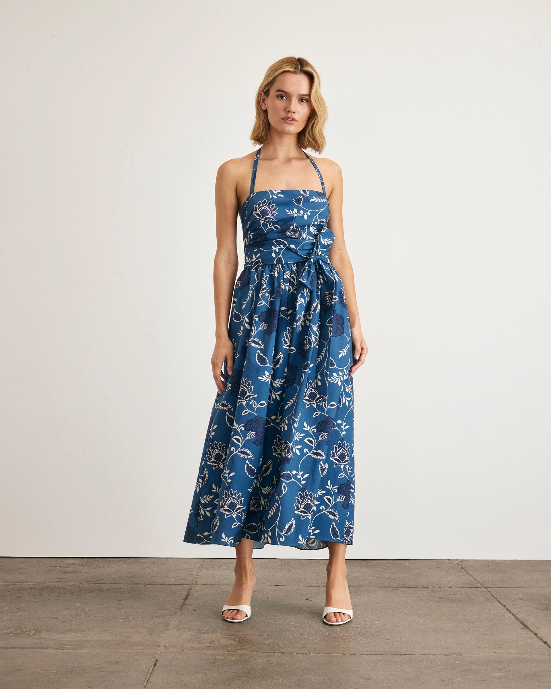 Statement Neck Cassandra Dress