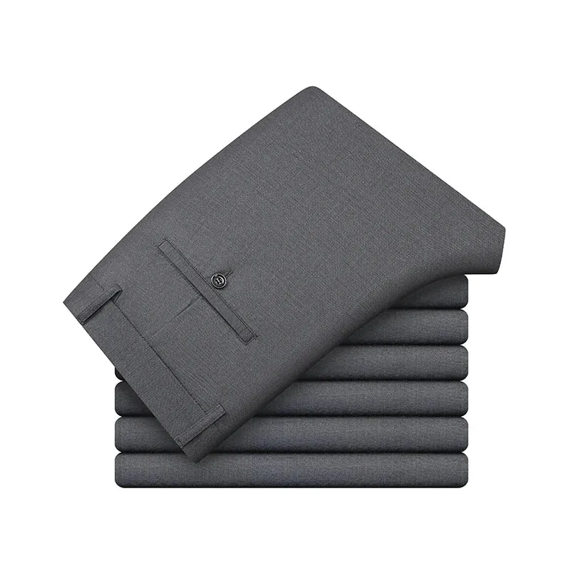 Casual Pants Classic Loose Straight Business Suit Trousers