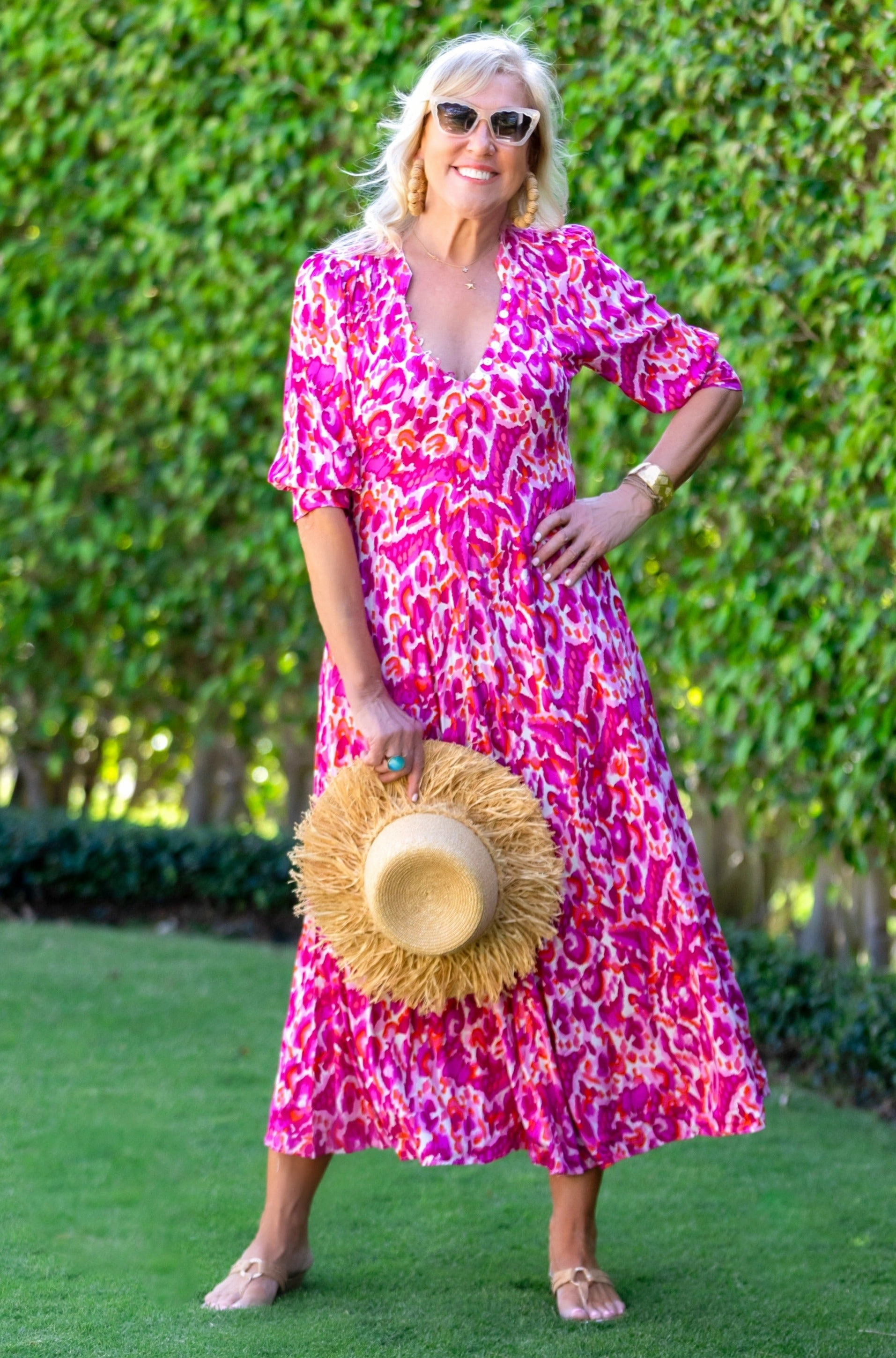 Perfectly Crafted Daphne Dress / Magenta