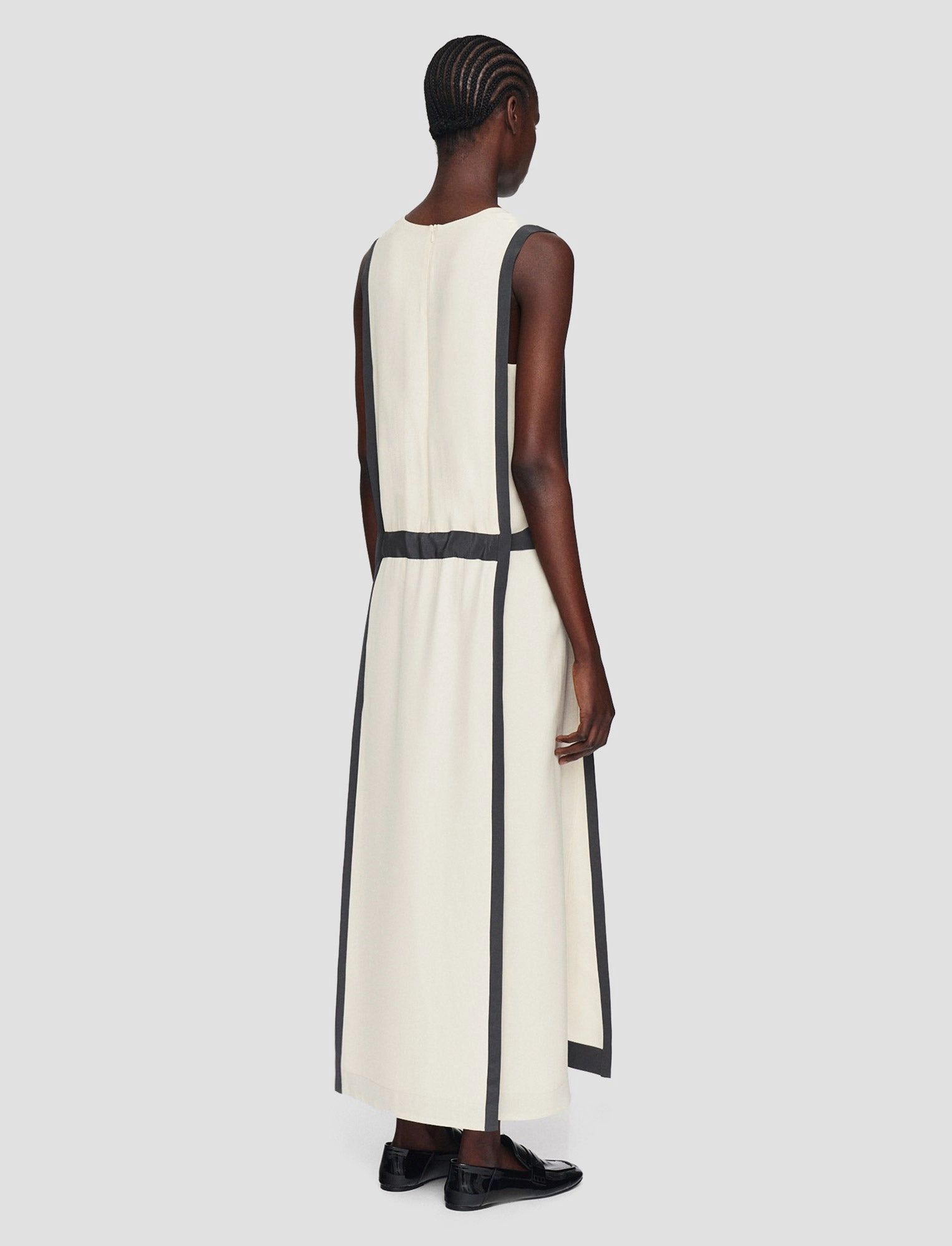 Heavy Silk Crepe Animation Muguet Dress Year Rounder Comfortable and breathable