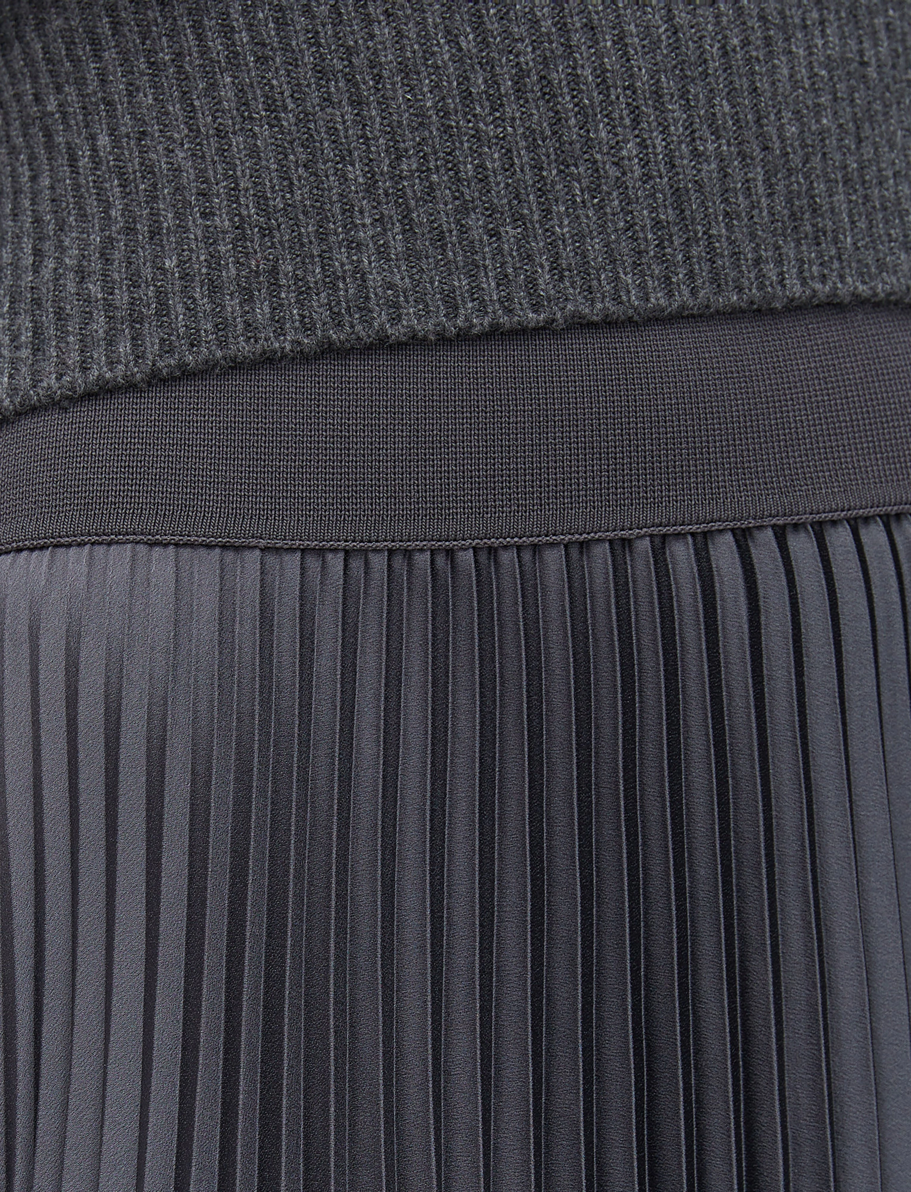 Ade Knit Weave Pliss?? Skirt Subtle Details Formal Event