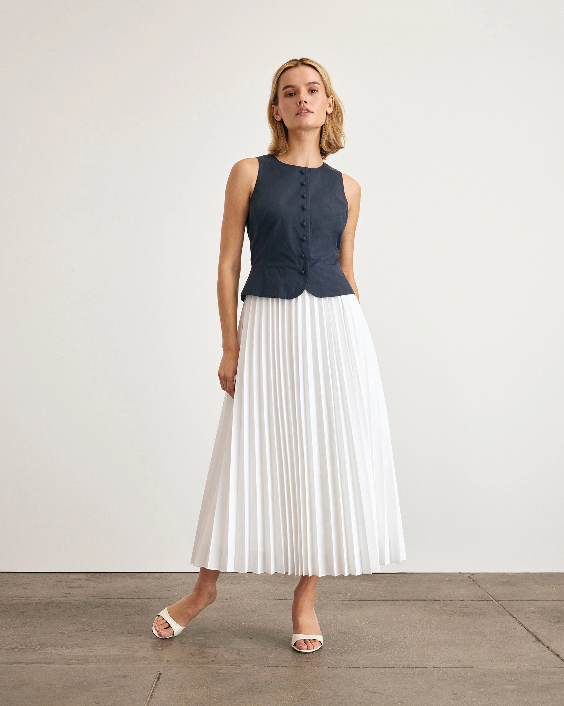 Robbie Dress Balloon-Sleeve