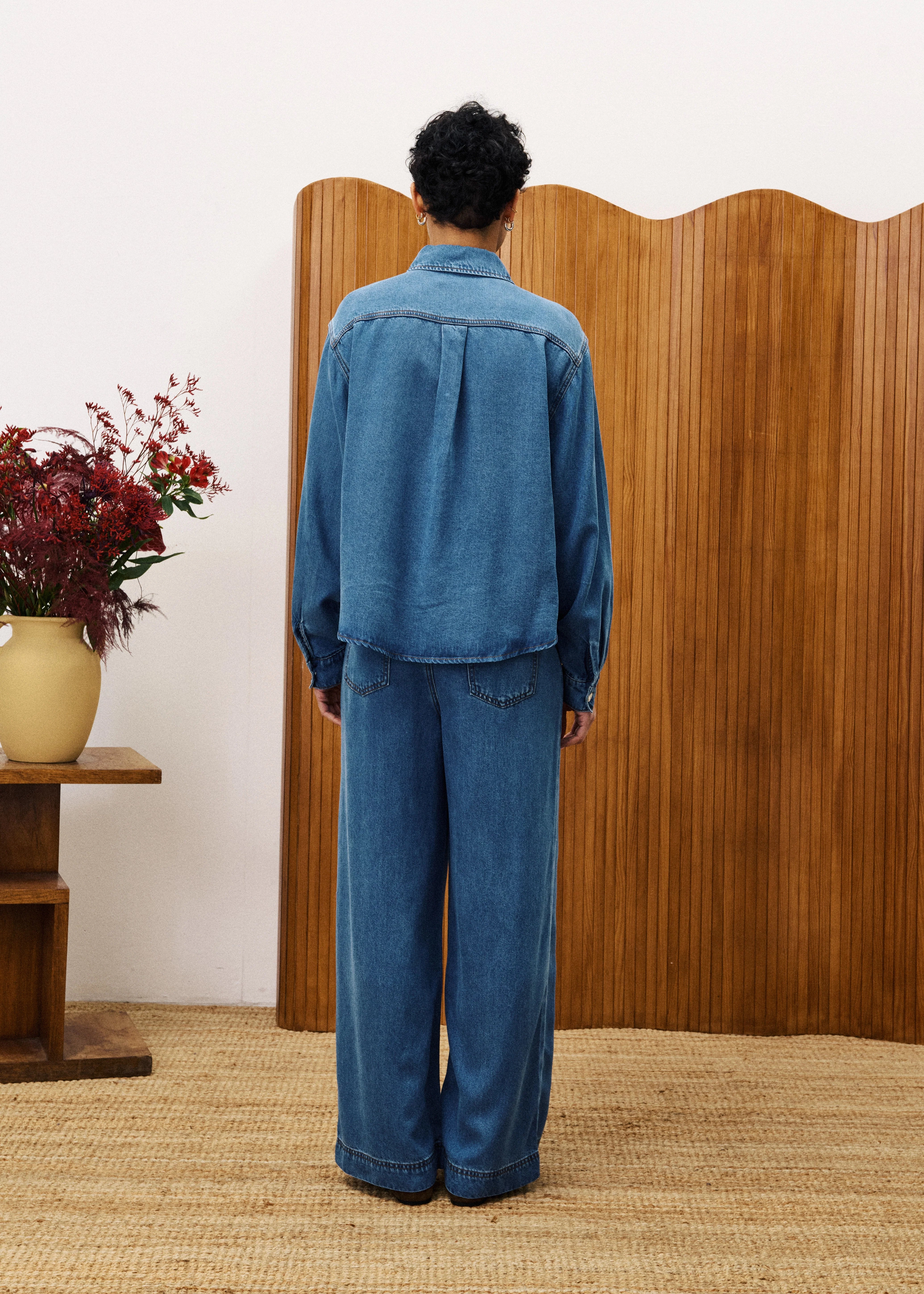 BALSAMINE BLUE DENIM PANTS Core Wardrobe Shopping Day High Quality Weekend Style