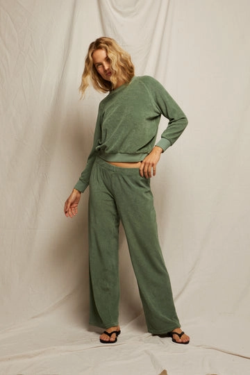Slim Wear Design Day Adventure KATIE LOOP TERRY PANTS