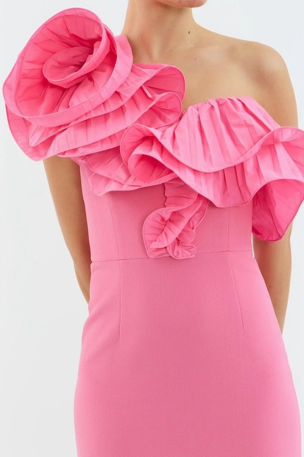 Versatile and Comfortable Rose Soft Rosita Gown Shrimp Pink