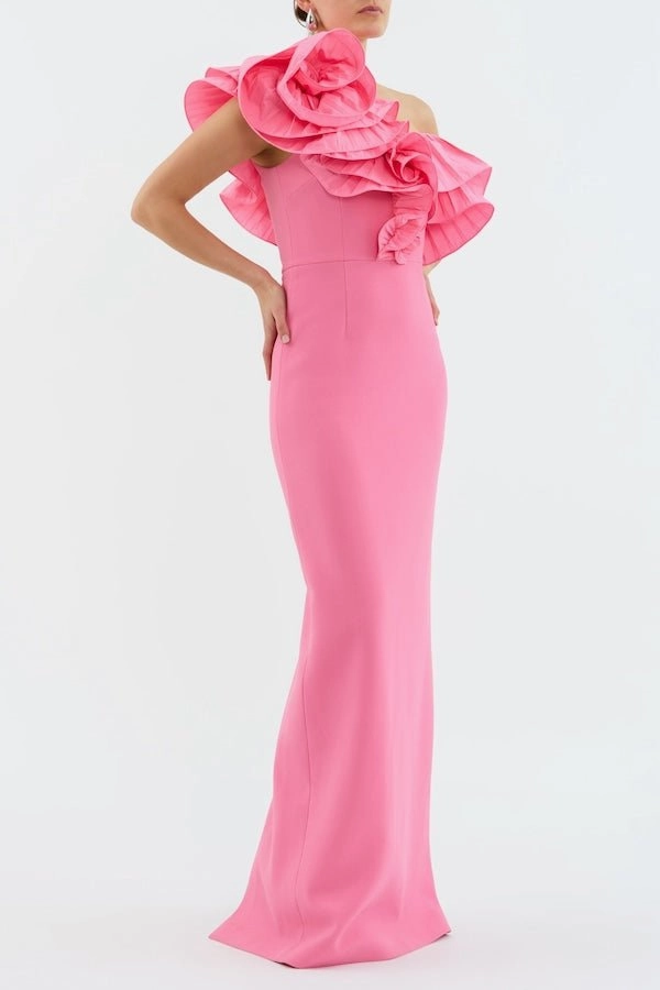 Relaxed and Effortless Cute Touch Rosita Gown Shrimp Pink