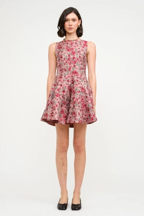 CECILIA JACQUARD MINI DRESS Chic Statement