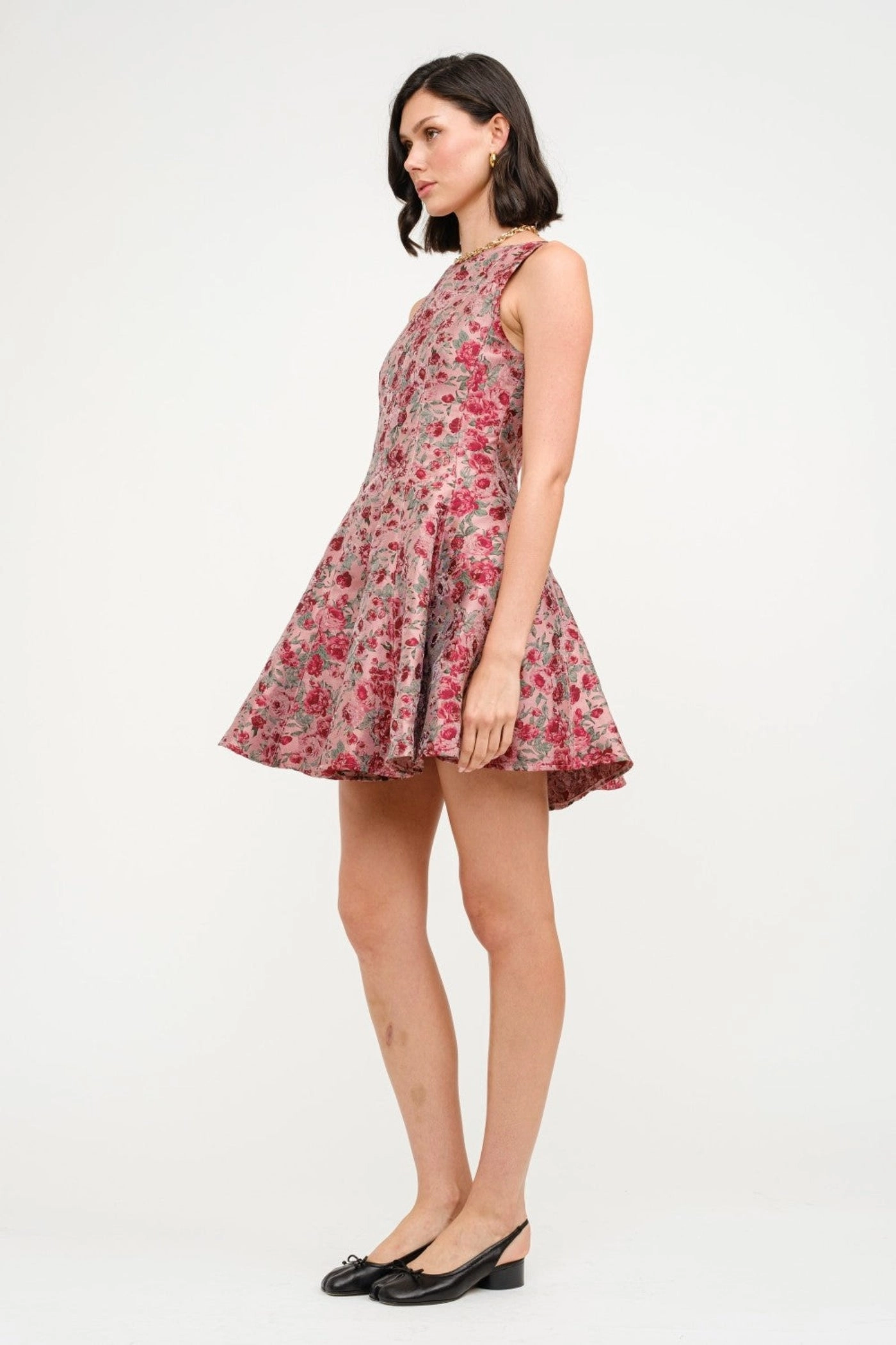 CECILIA JACQUARD MINI DRESS Versatile Look Farm Air