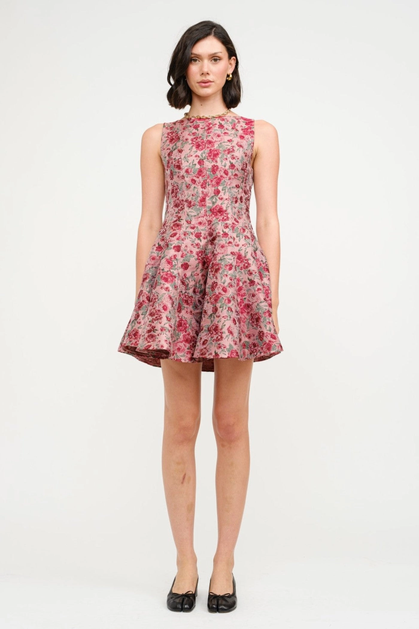 CECILIA JACQUARD MINI DRESS Chic Statement