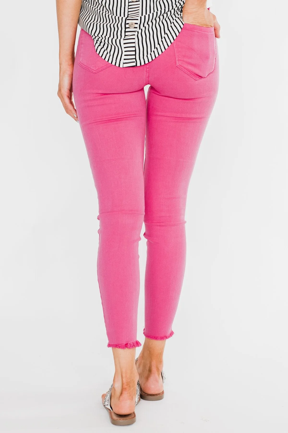 Cello Colored Skinny Jeans- Hot Pink