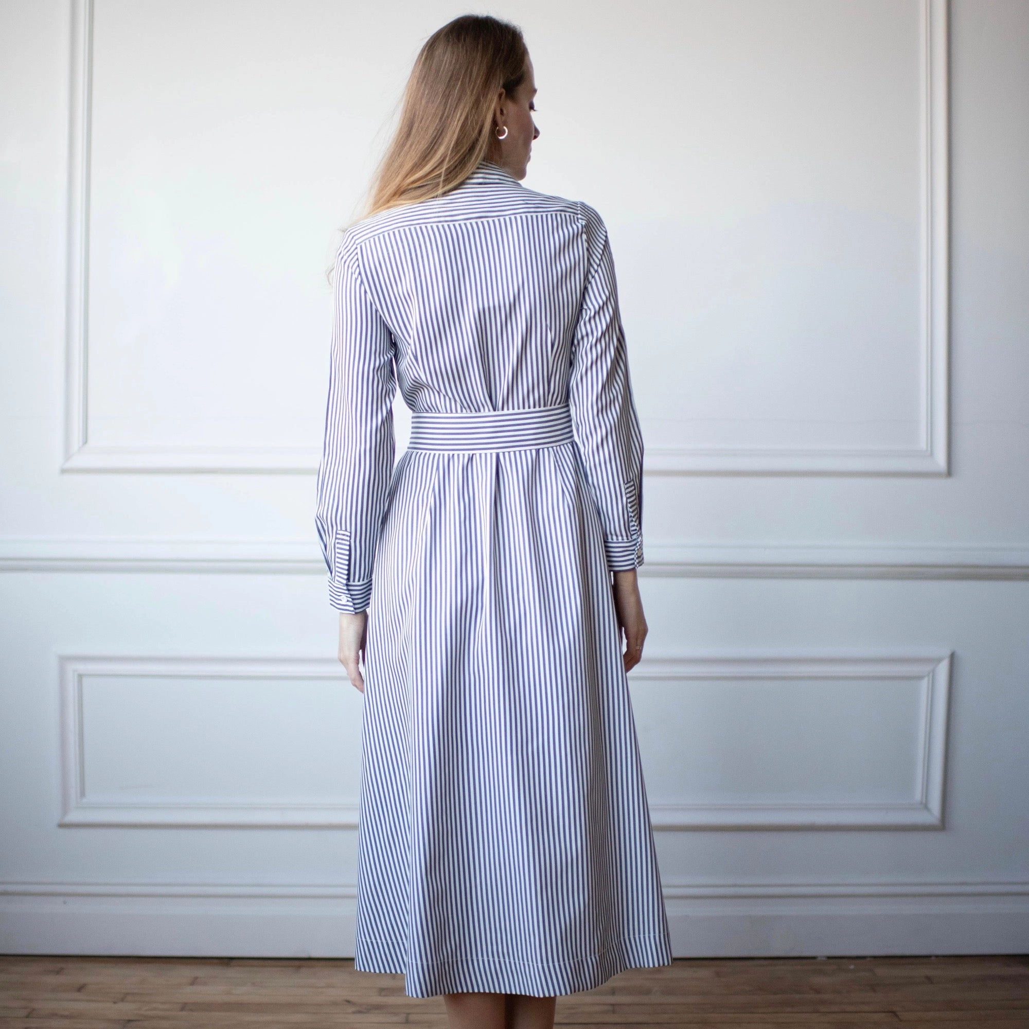 Layer Base Ch??rie Pinstripe Dress [Final Sale]