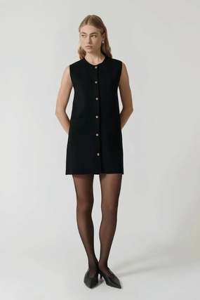 Nanda Dress Black Simple Flow