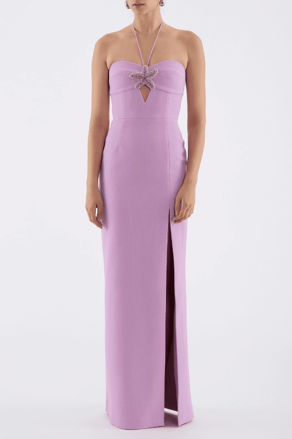 Chantara Halter Gown Lilac Cool Tone