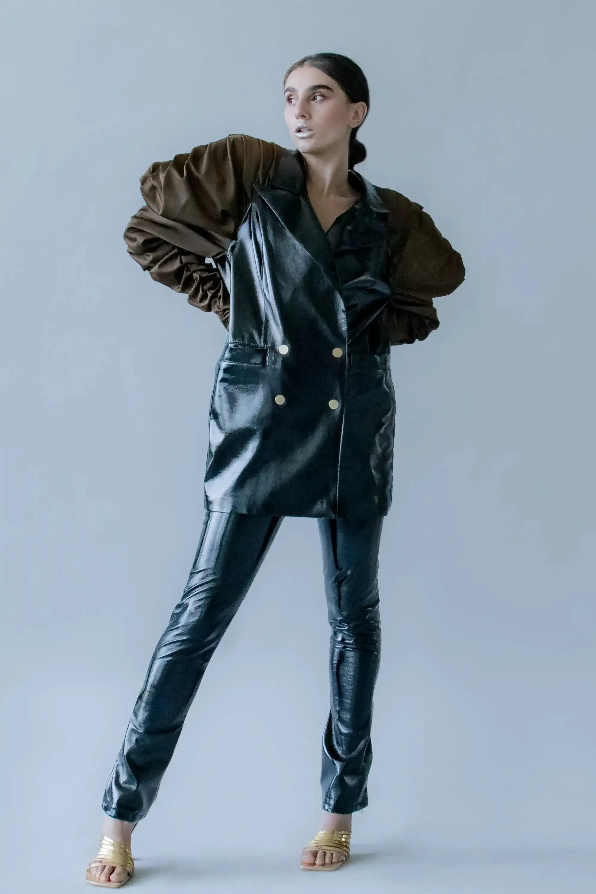 CHANYMARIA PANTS WITH ZIPPERS