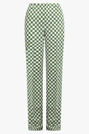 Checkerboard Pant | Green