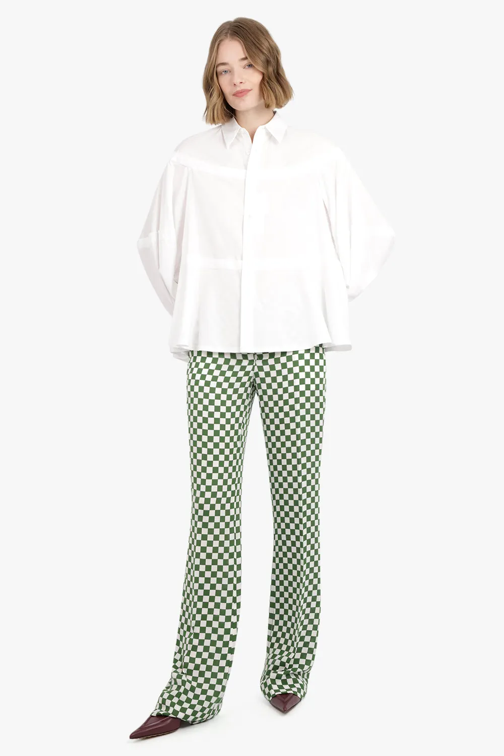 Checkerboard Pant | Green