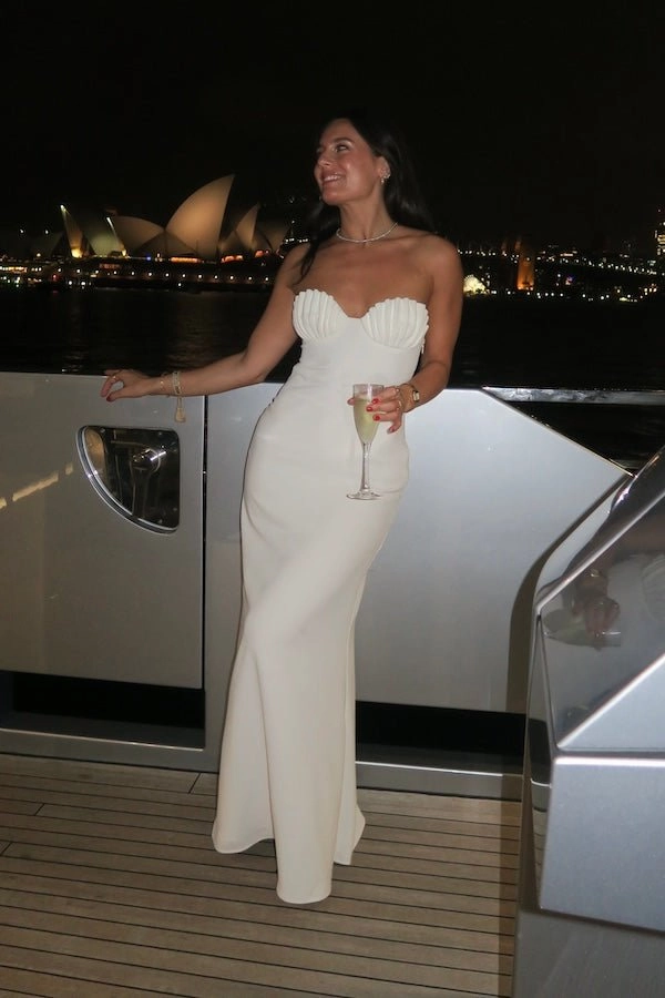 Evening Ready Chelle Maxi Dress White