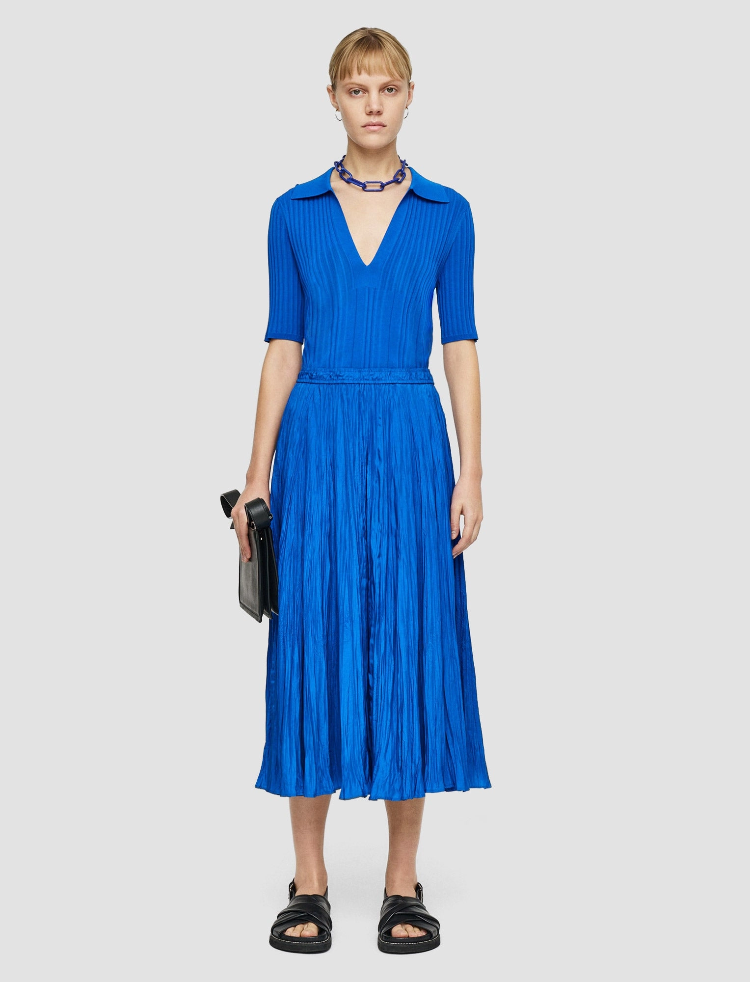 Tiered Design Relaxed Vibes Sully Habotai Silk Skirt
