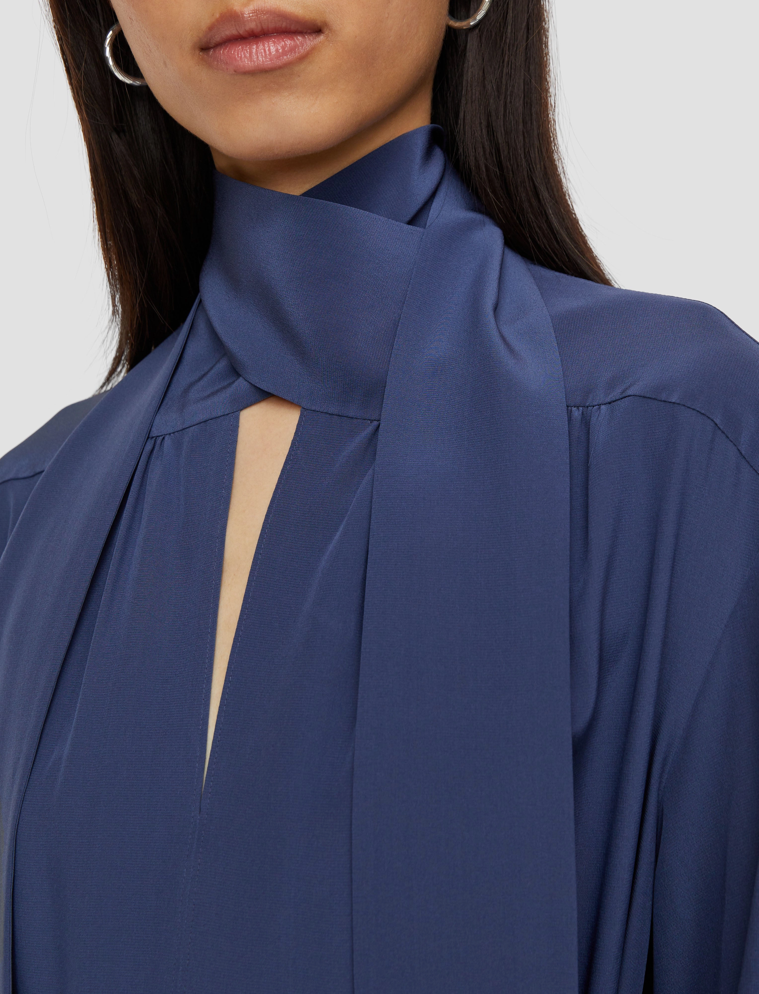 spring outfit Bolero Silk Crepe de Chine Dress