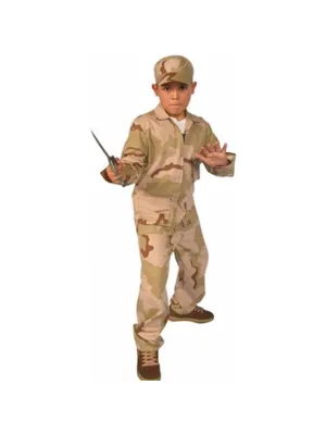 Child's Desert Army Outfit Costume