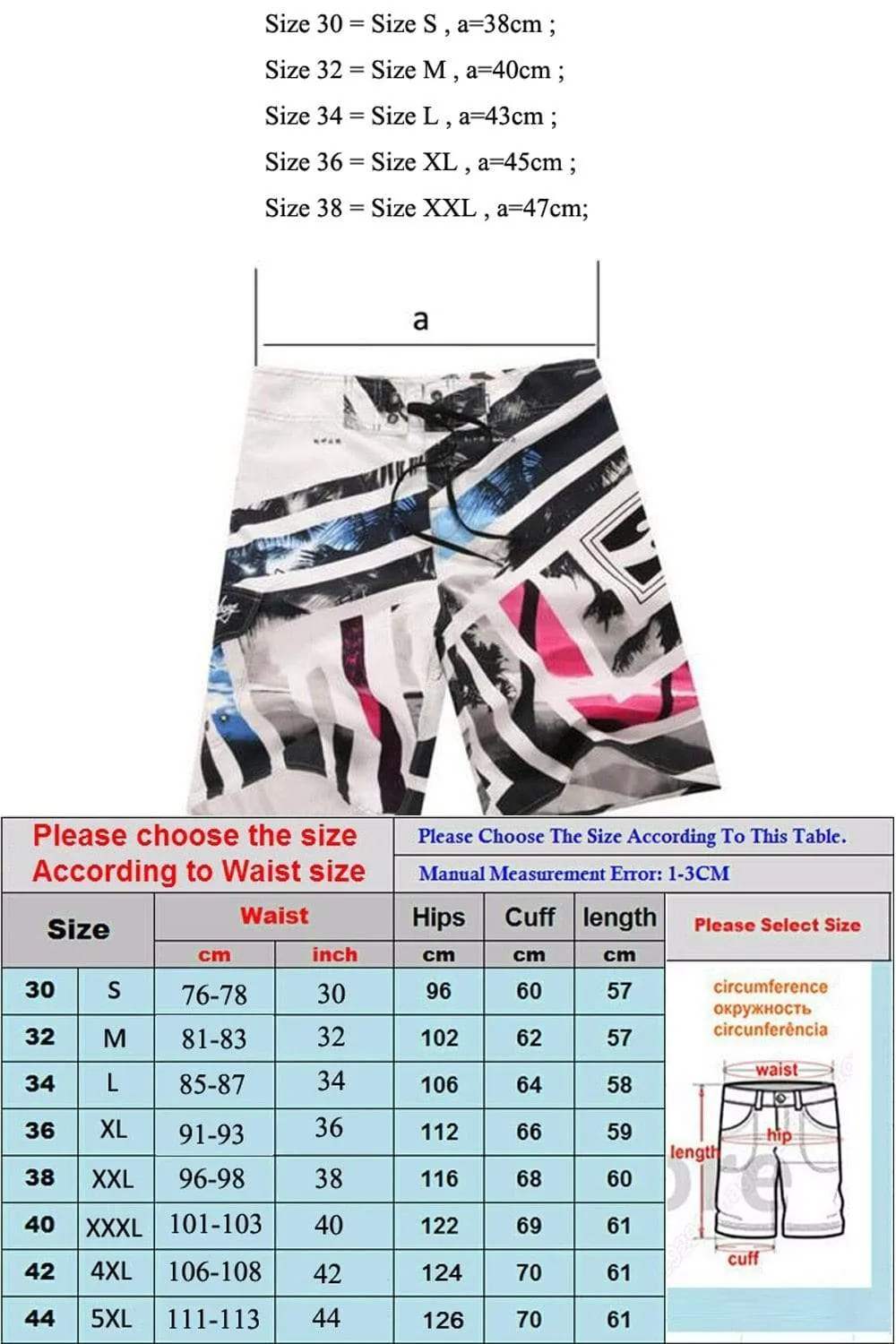 CHON YUN Mens Board Shorts