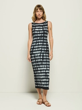 CHRISTY TIE DYE DRESS Flower Soft Pure Stitch