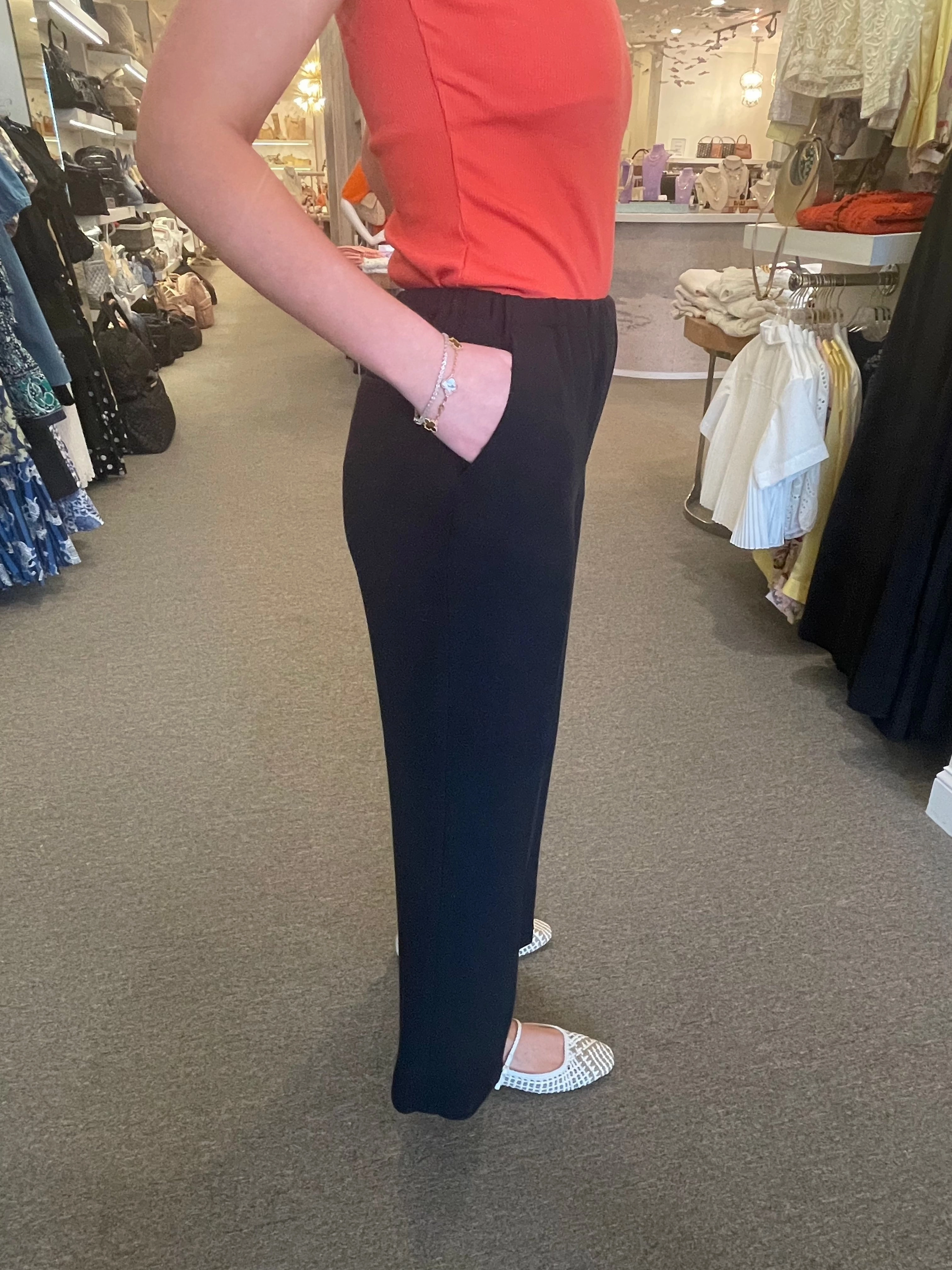 Chill Comfort wrinkle free Cillian Straight Pant Black