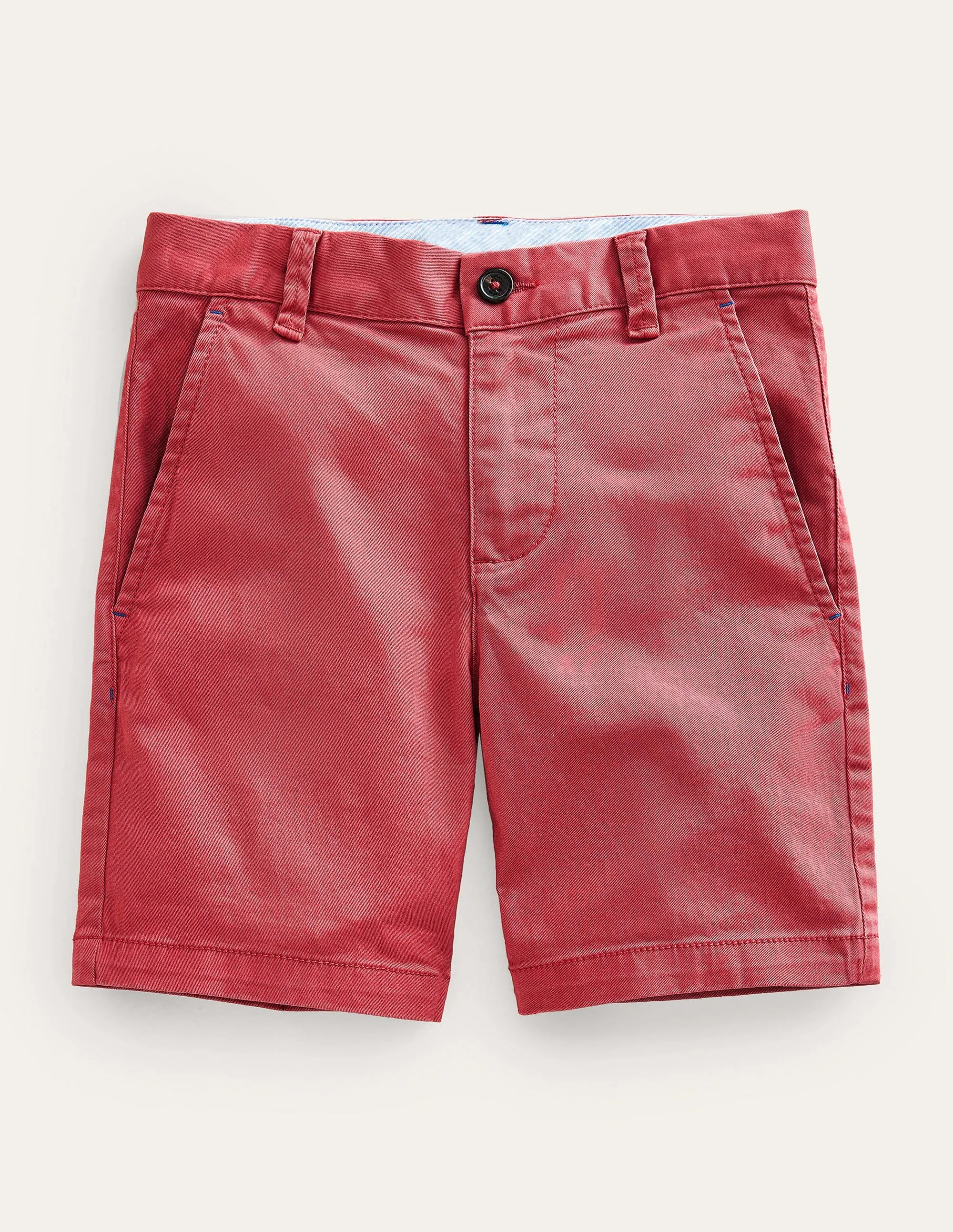 Classic Chino Shorts-Washed Cherry Tomato