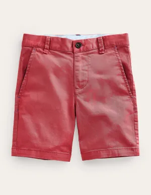 Classic Chino Shorts-Washed Cherry Tomato
