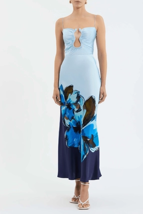 Sleek and Sleek Effortless Style Cyran Midi Print