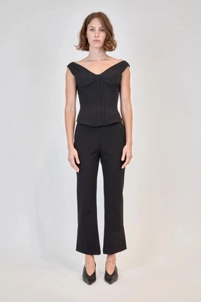 AntibacterialCoating Evie Cropped Pant Black