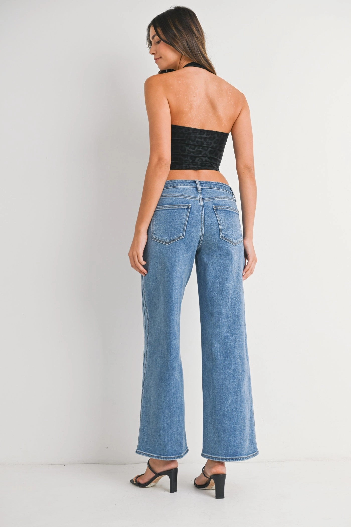 ELENA WIDE LEG JEANS Chill Comfort Relaxed Thigh Cut