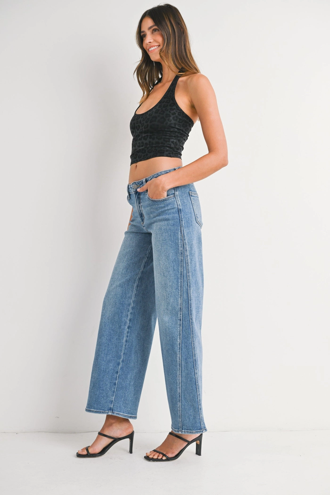 Perfect Fit ELENA WIDE LEG JEANS