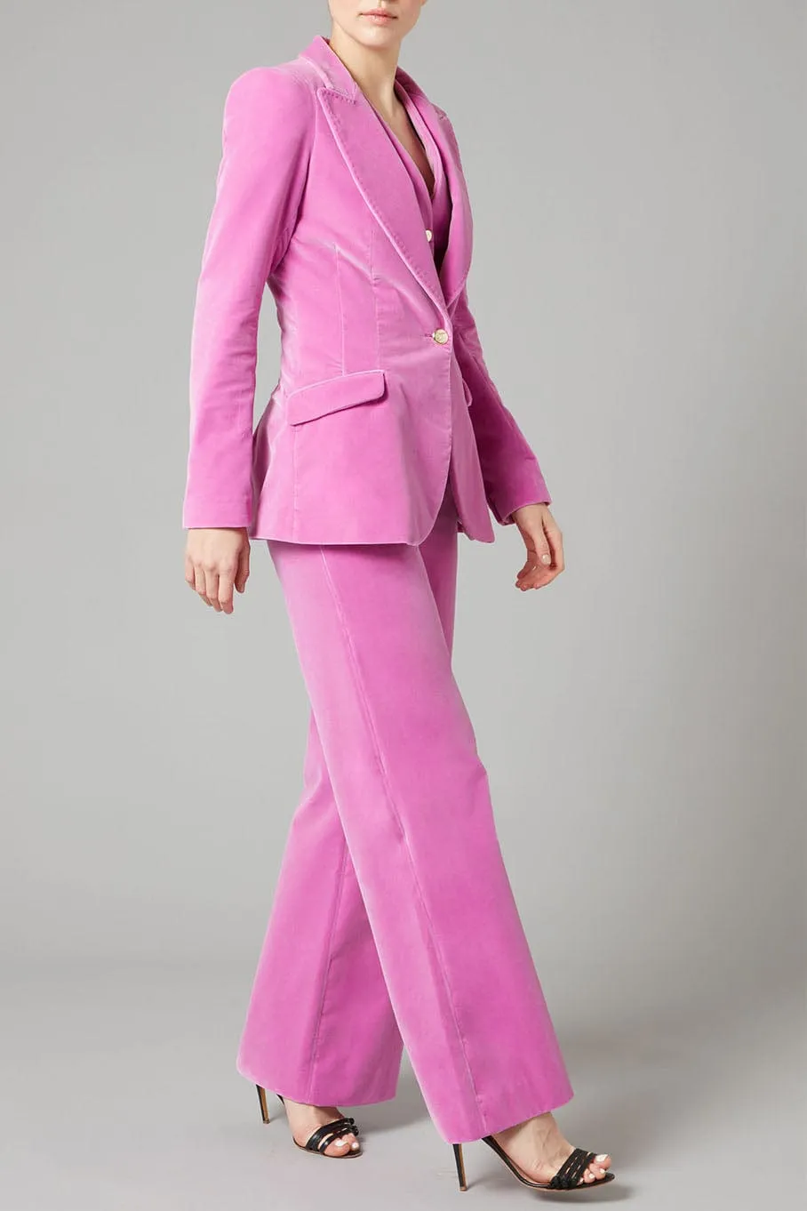 Clove Velvet Waisted Trousers