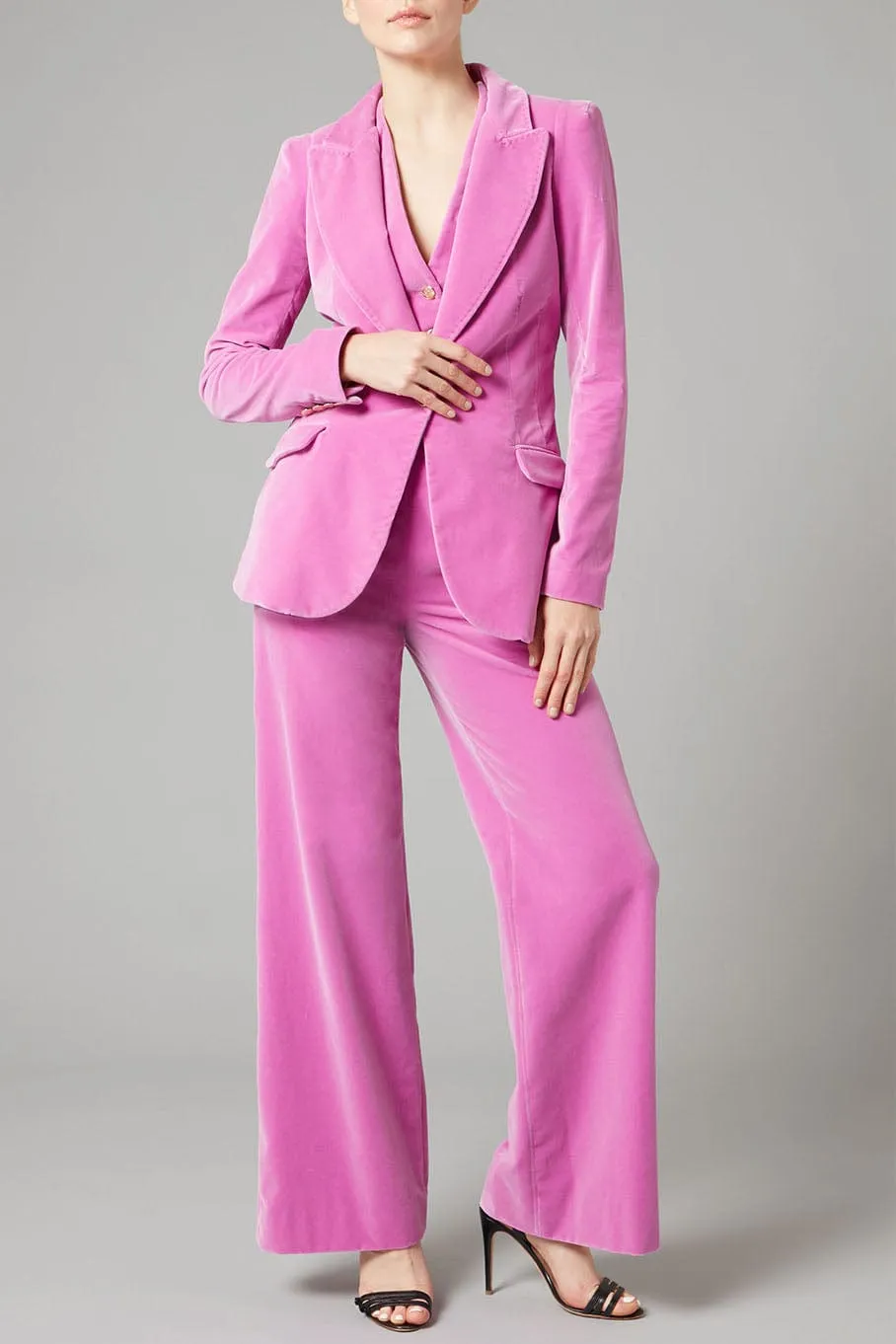 Clove Velvet Waisted Trousers