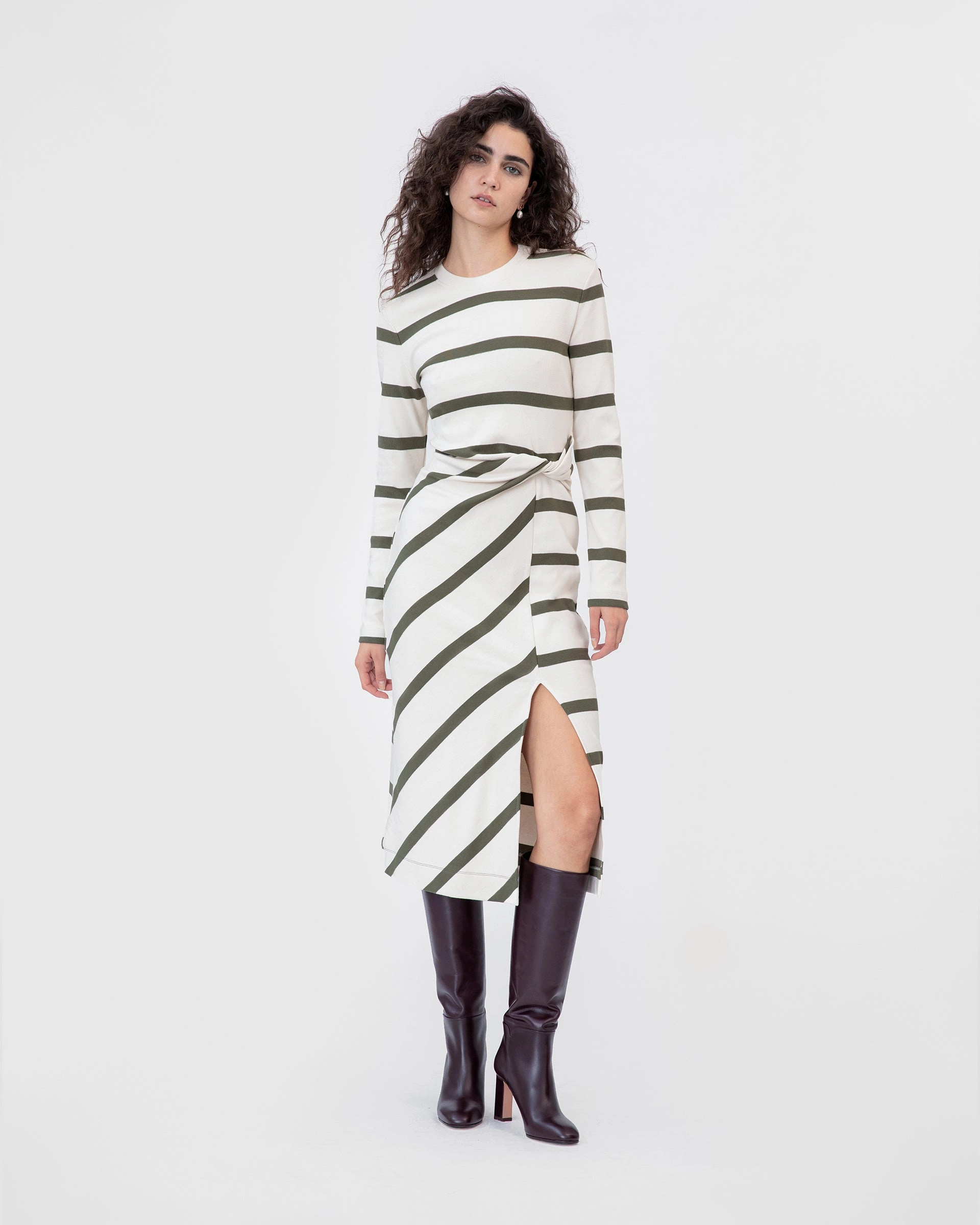 Sleek Draping Cody Dress