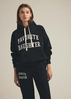 COLLEGIATE HOODIE Soft Inner Lining Cool Fabric