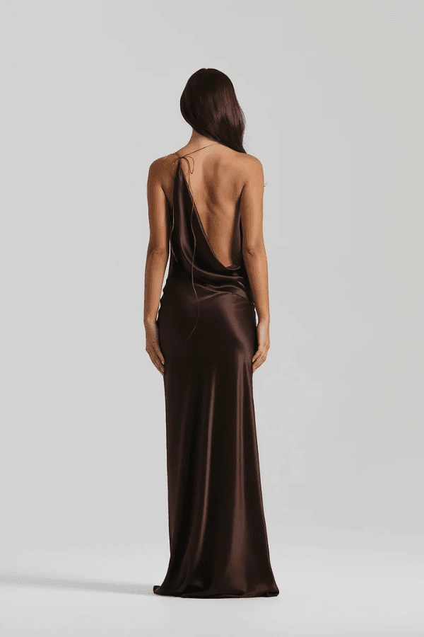 Trendy Fit Look Travel Vibe Gabi Gown Espresso