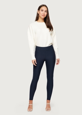 Jessica Navy Biker Pant With Side Pockets Zero Waste Manufacturing