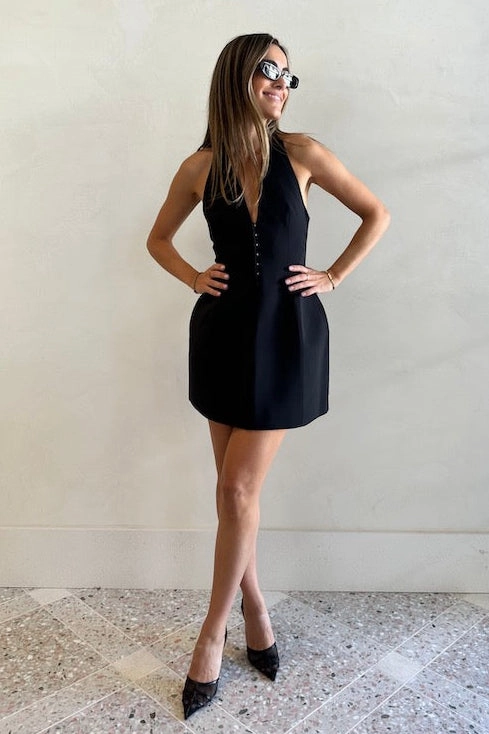 Petra Mini Dress Black Simple Chic