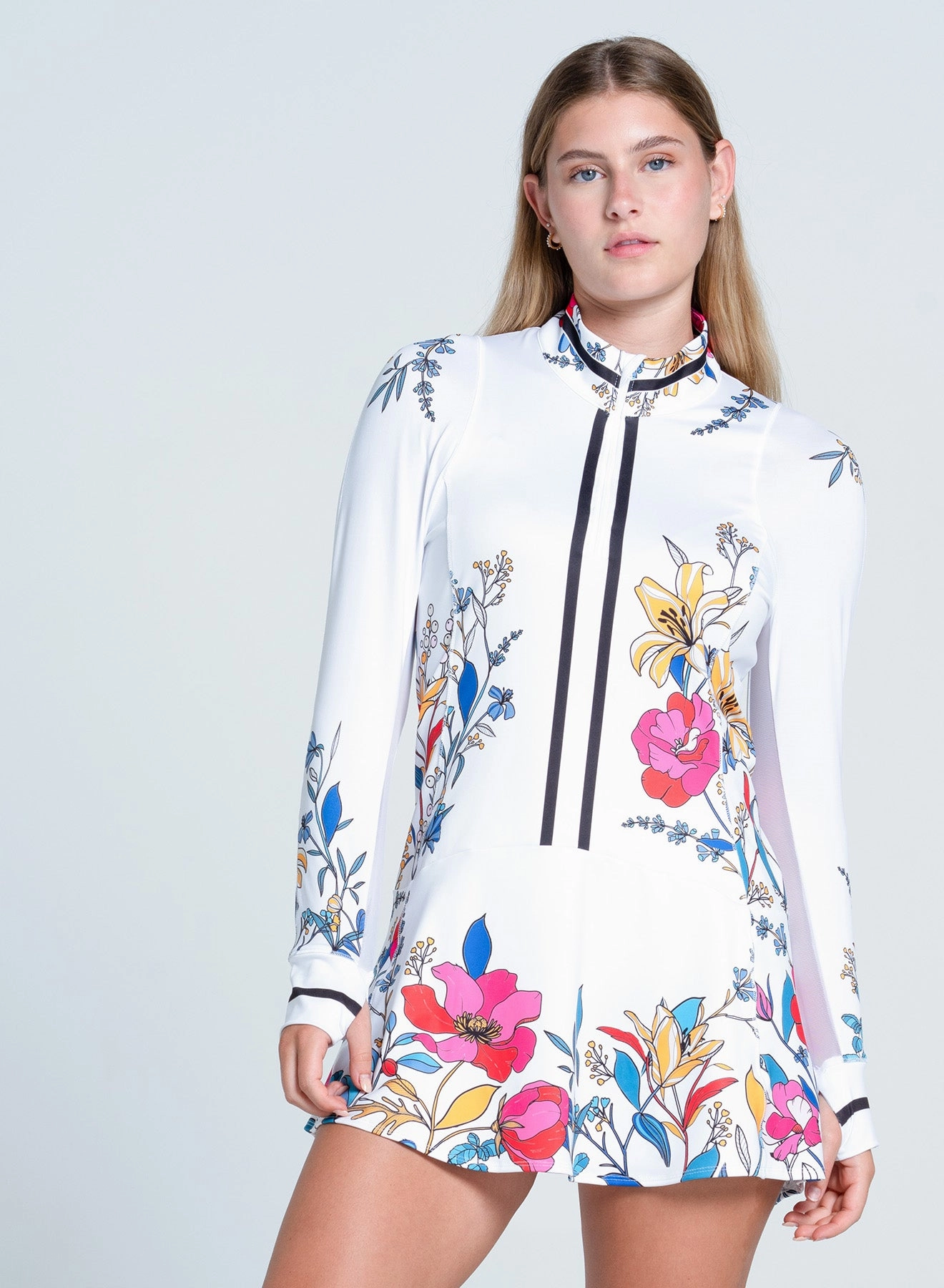 Lucky Bloom Dress Easy Flow Subtle-Print