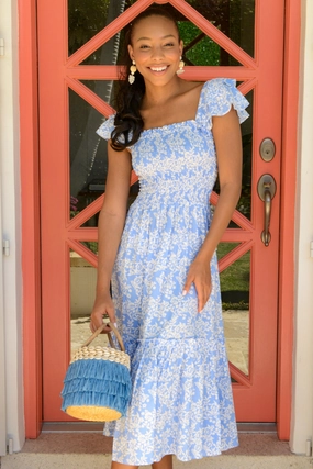 soft look Grace Flow Matilda Dress / Periwinkle Floral