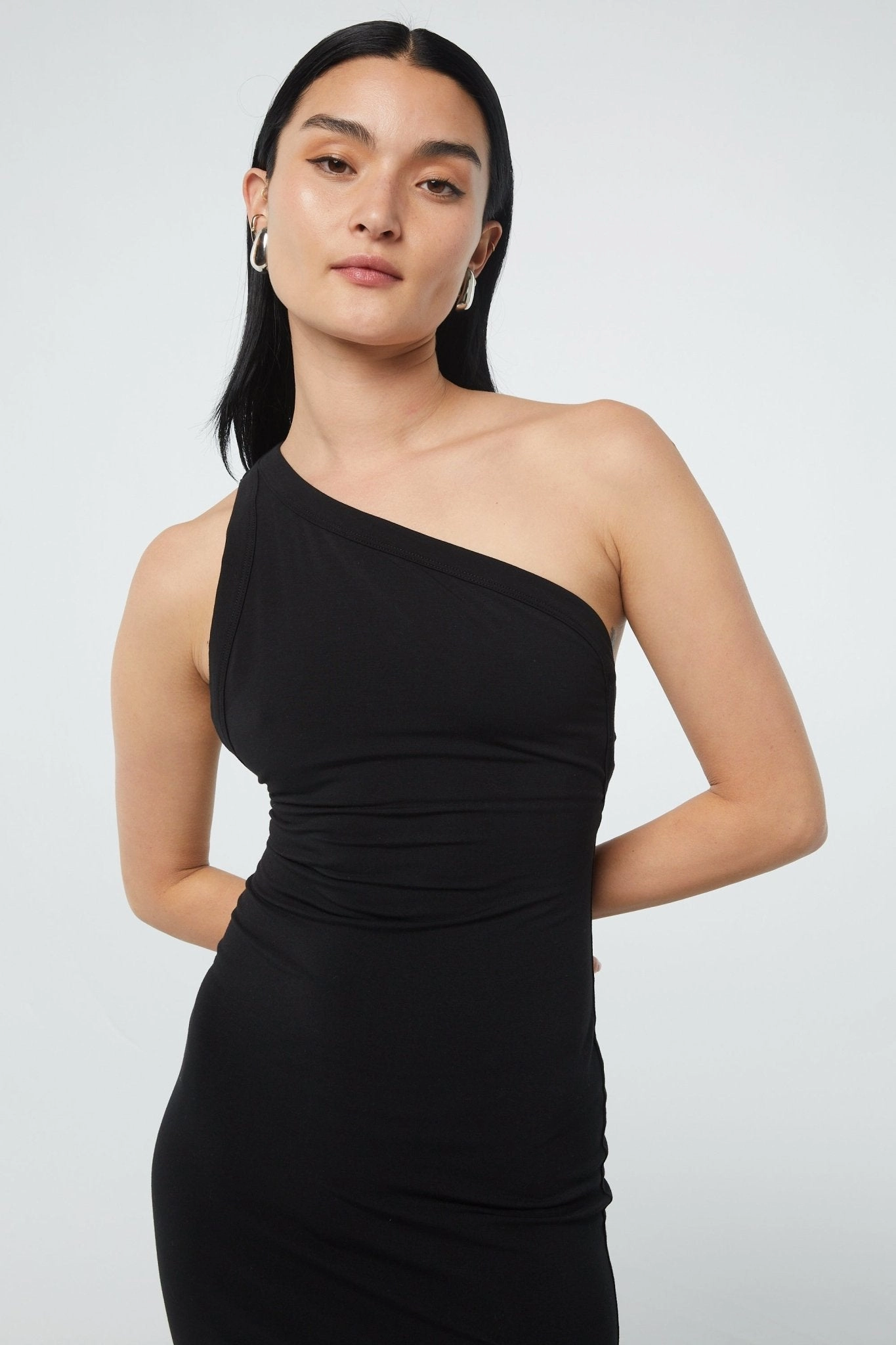 Lace-Sleeve Form Fitting AVALON DRESS