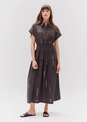 ALEXA COTTON PRINT SHIRT DRESS Statement Mood