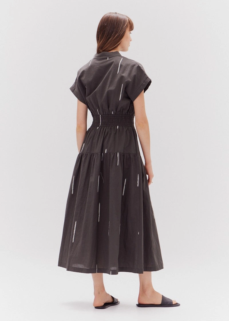 Red-Carpet ALEXA COTTON PRINT SHIRT DRESS