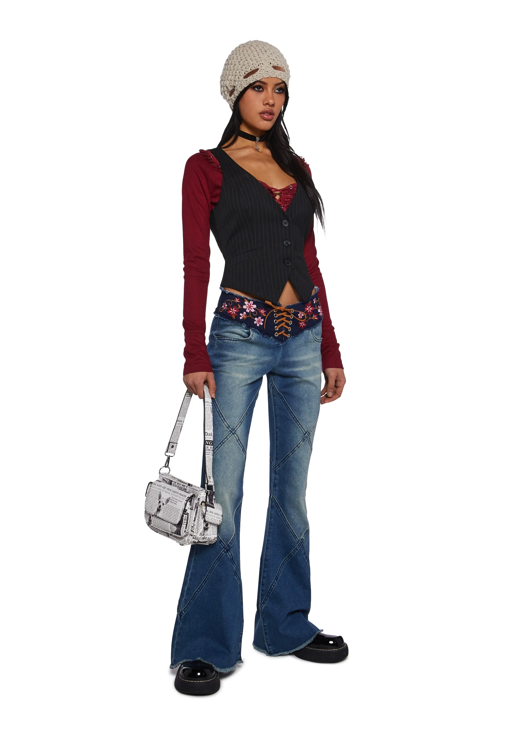 Concrete Jungle Flared Jeans
