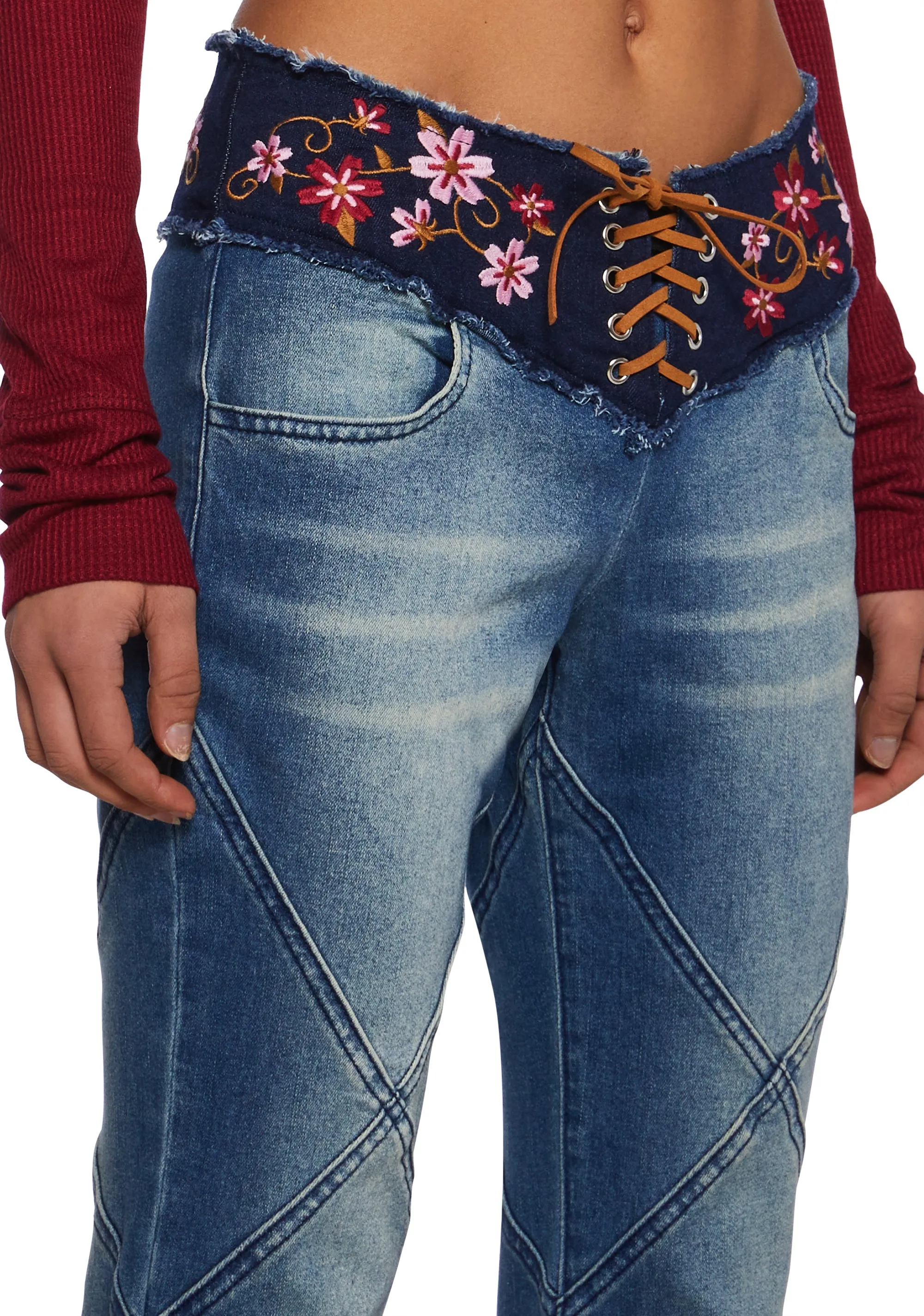 Concrete Jungle Flared Jeans