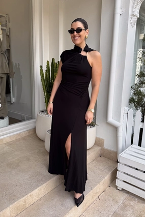 Fresh Fit Allegra Midi Dress Black