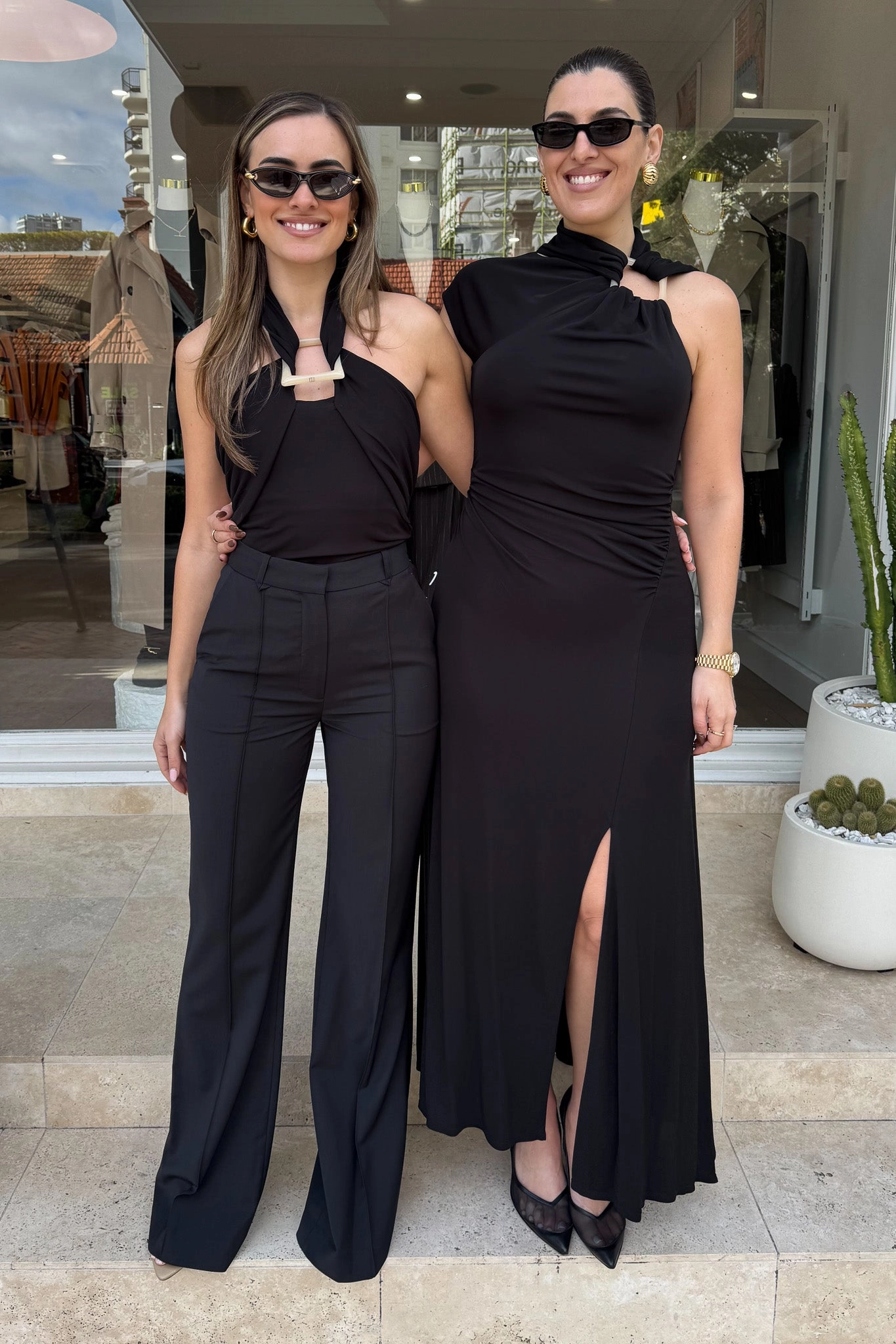 Allegra Midi Dress Black Event Safe Casual Must-Have